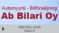 Bilari Oy Ab logo